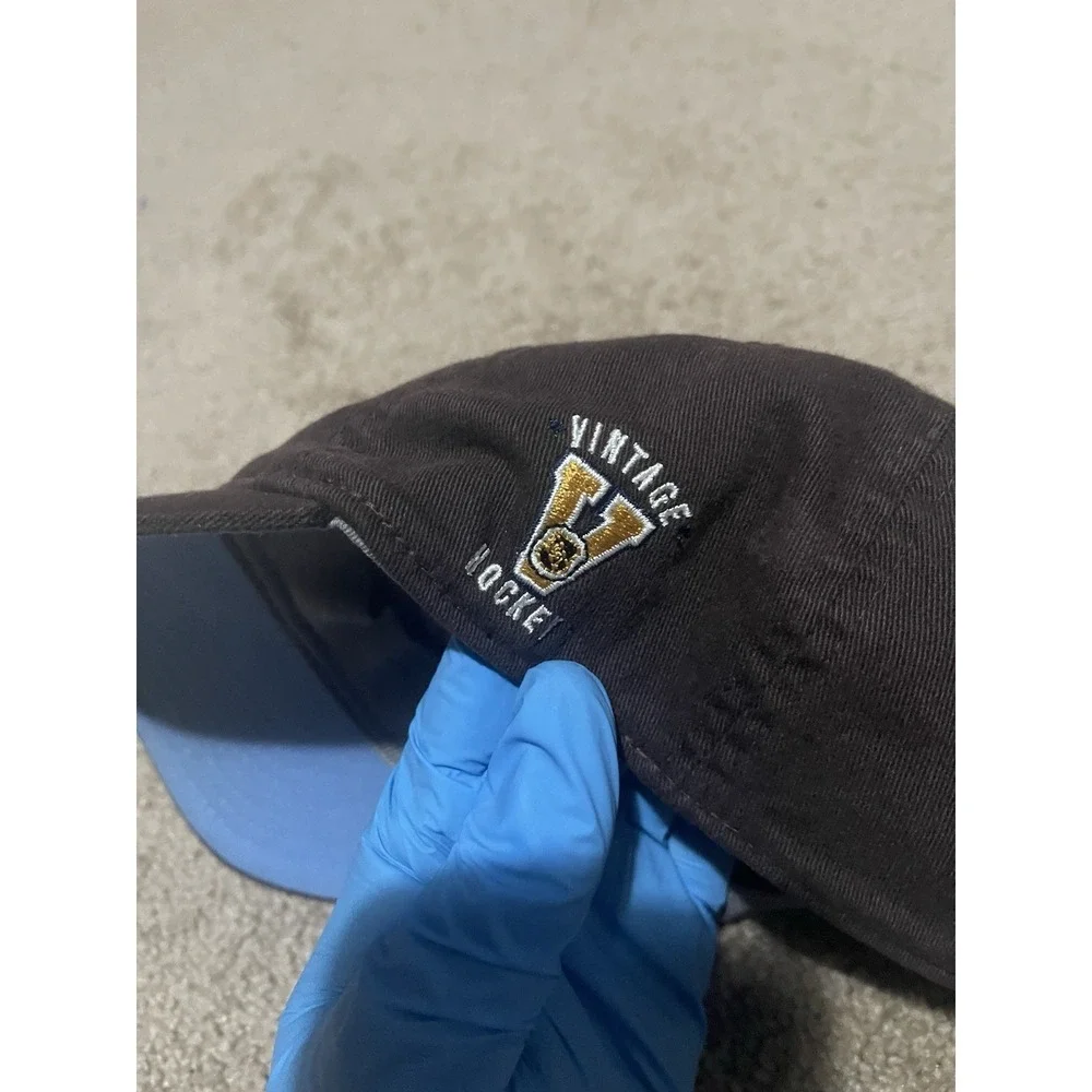 Boston Bruins VTG Hockey Brown Hat Size L/XL